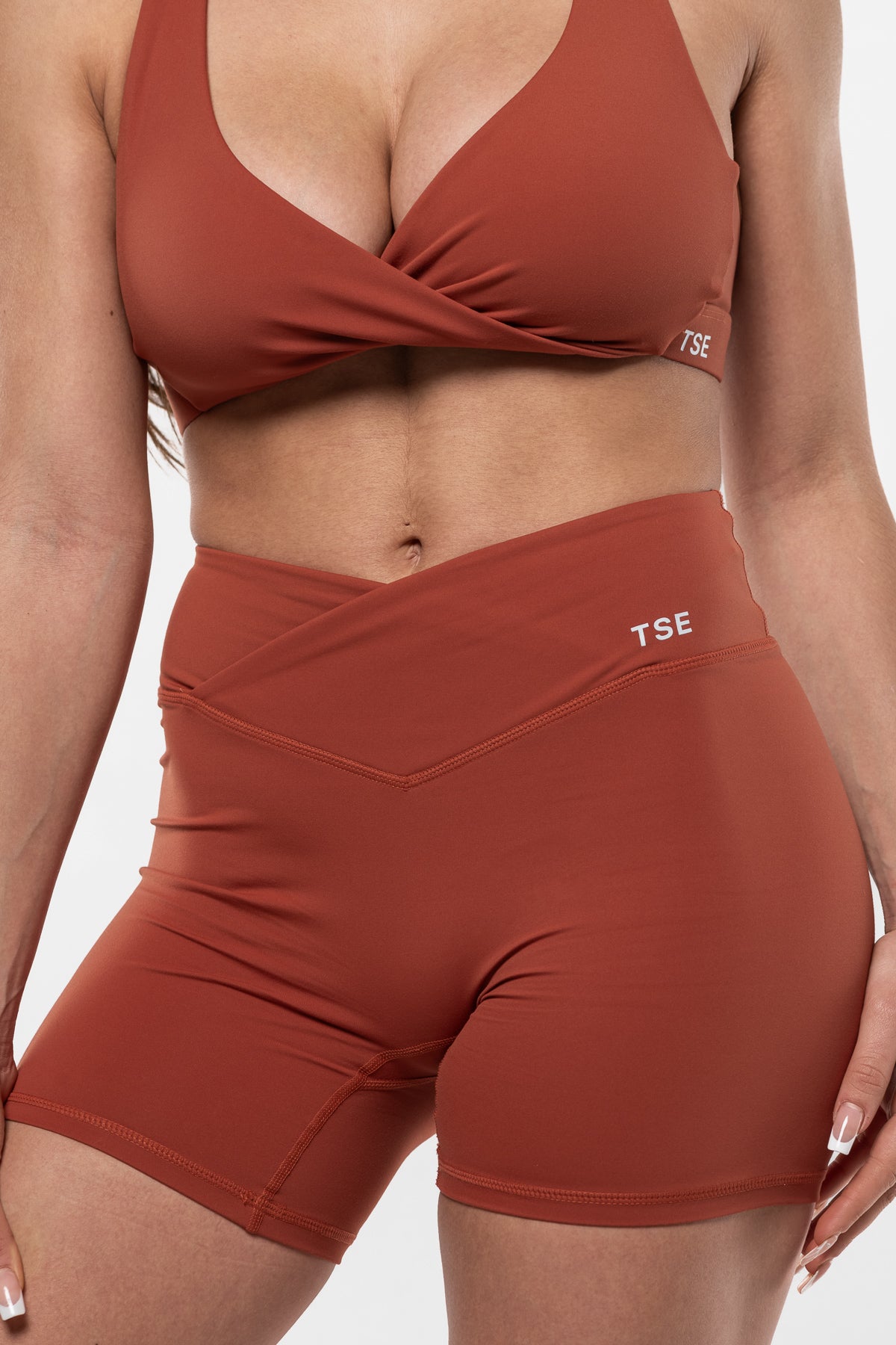 Short  Crossed - Sienna