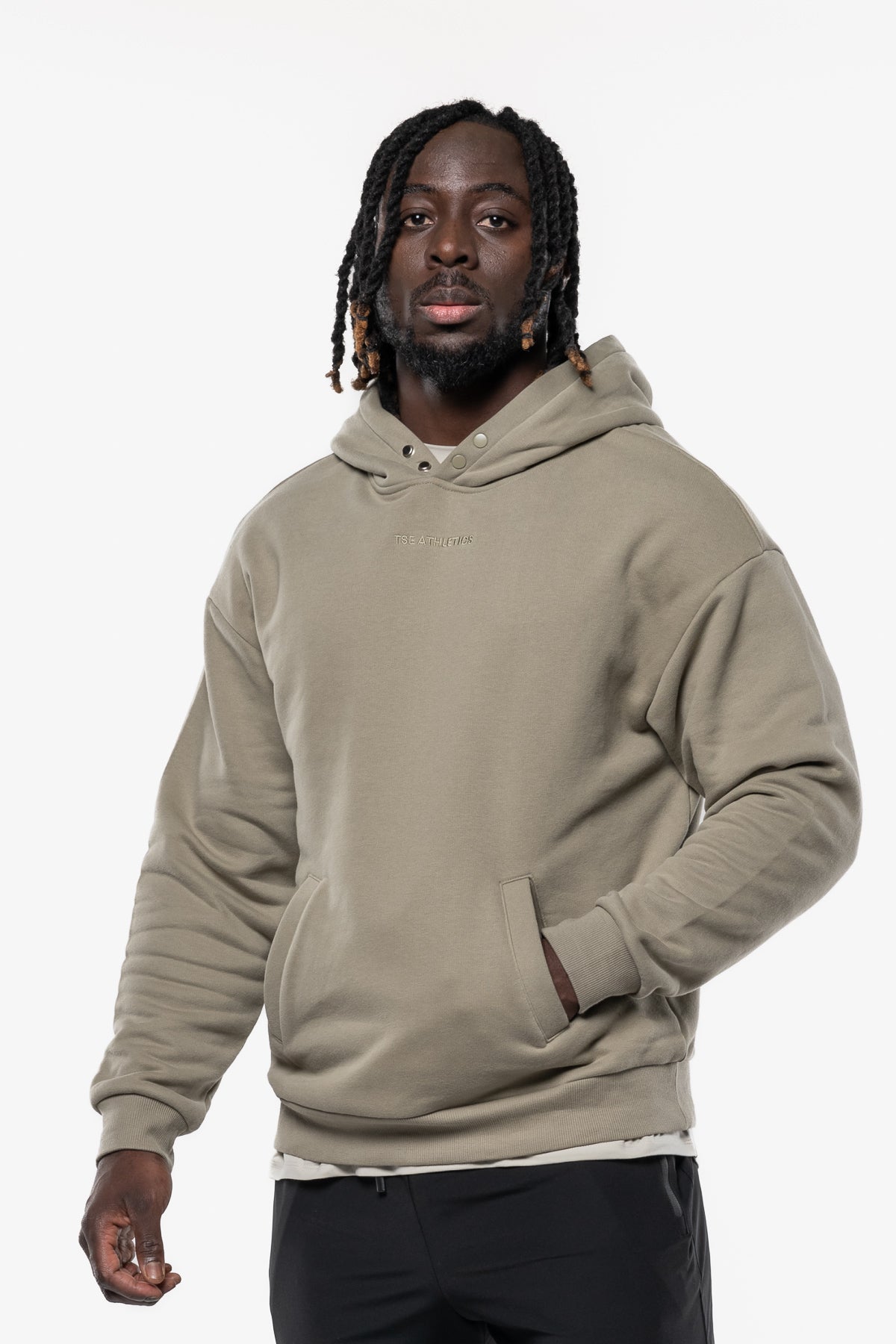 HOODIE MINIMAL OVERSIZED - MIST