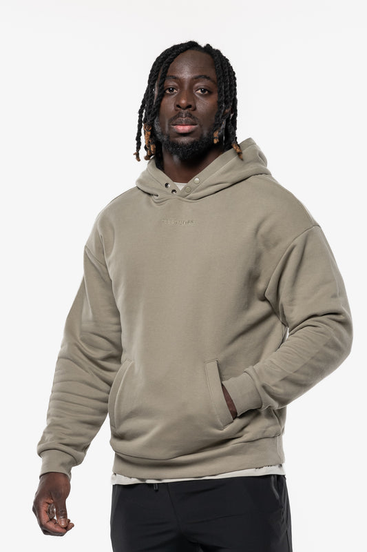 HOODIE MINIMAL OVERSIZED - MIST