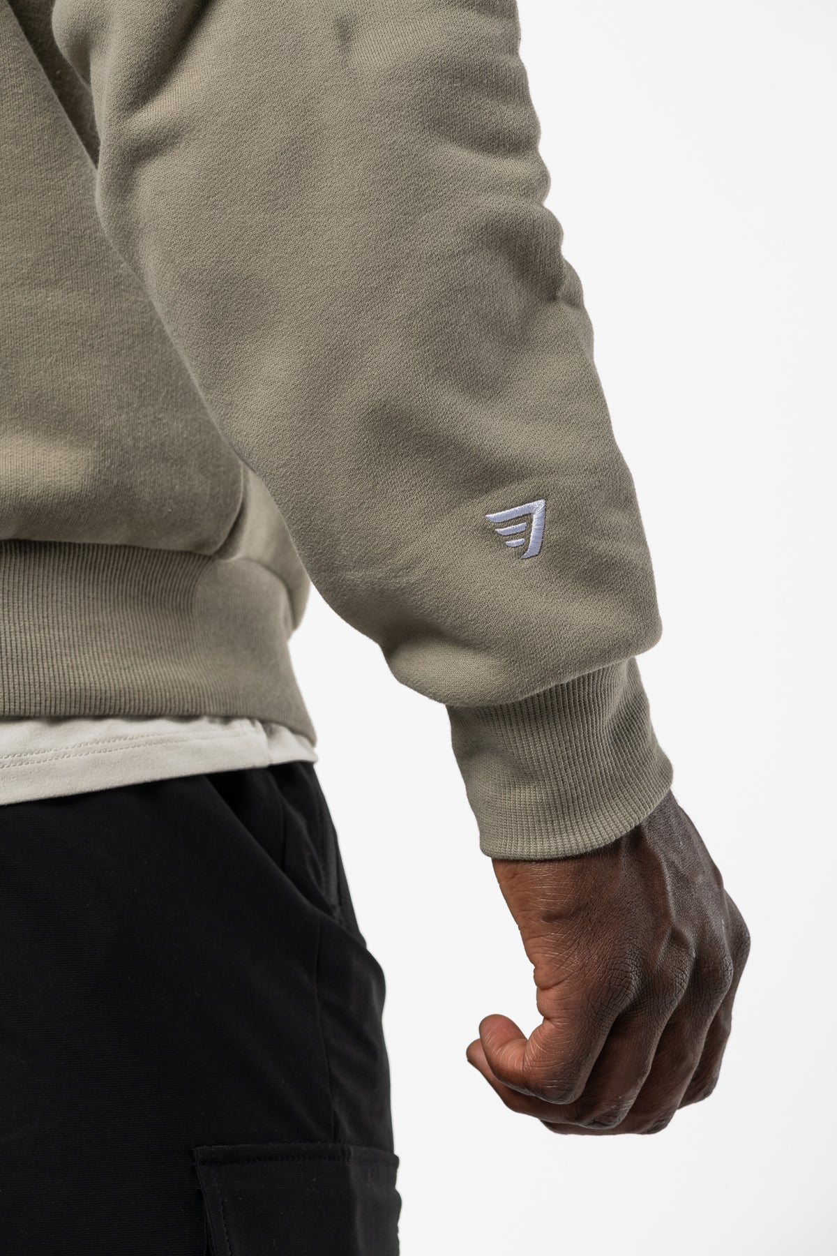 HOODIE MINIMAL OVERSIZED - MIST